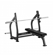Скамья олимпийская для жима горизонтальная BRONZE GYM RAVE RE55
